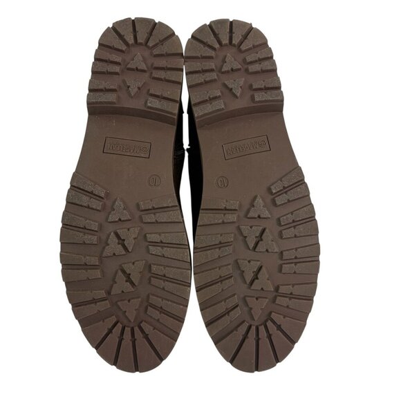 Magellan Outdoors Faux Suede Fur Lined Lace-Up Boots – Brown, Size 10M - Picture 11 of 13